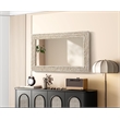 Elegant Decor Rectangle Cornhusk Mirror 24X42