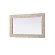 Elegant Decor Rectangle Cornhusk Mirror 24X42