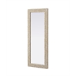 Elegant Decor Rectangle Cornhusk Mirror 24X60