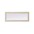 Elegant Decor Rectangle Cornhusk Mirror 24X60