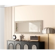 Elegant Decor Rectangle Cornhusk Mirror 24X60