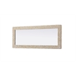 Elegant Decor Rectangle Cornhusk Mirror 24X60