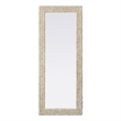 Elegant Decor Rectangle Cornhusk Mirror 24X60