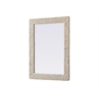 Elegant Decor Rectangle Cornhusk Mirror 27X36
