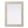 Elegant Decor Rectangle Cornhusk Mirror 27X36