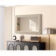 Elegant Decor Rectangle Cornhusk Mirror 27X42