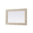 Elegant Decor Rectangle Cornhusk Mirror 27X42
