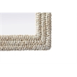 Elegant Decor Rectangle Cornhusk Mirror 27X42