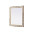 Elegant Decor Rectangle Cornhusk Mirror 30X36