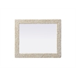 Elegant Decor Rectangle Cornhusk Mirror 30X36