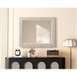 Elegant Decor Rectangle Cornhusk Mirror 30X36