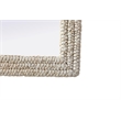 Elegant Decor Rectangle Cornhusk Mirror 30X36