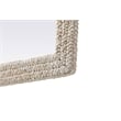 Elegant Decor Rectangle Cornhusk Mirror 30X36