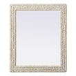 Elegant Decor Rectangle Cornhusk Mirror 30X36