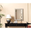 Elegant Decor Rectangle Cornhusk Mirror 30X42