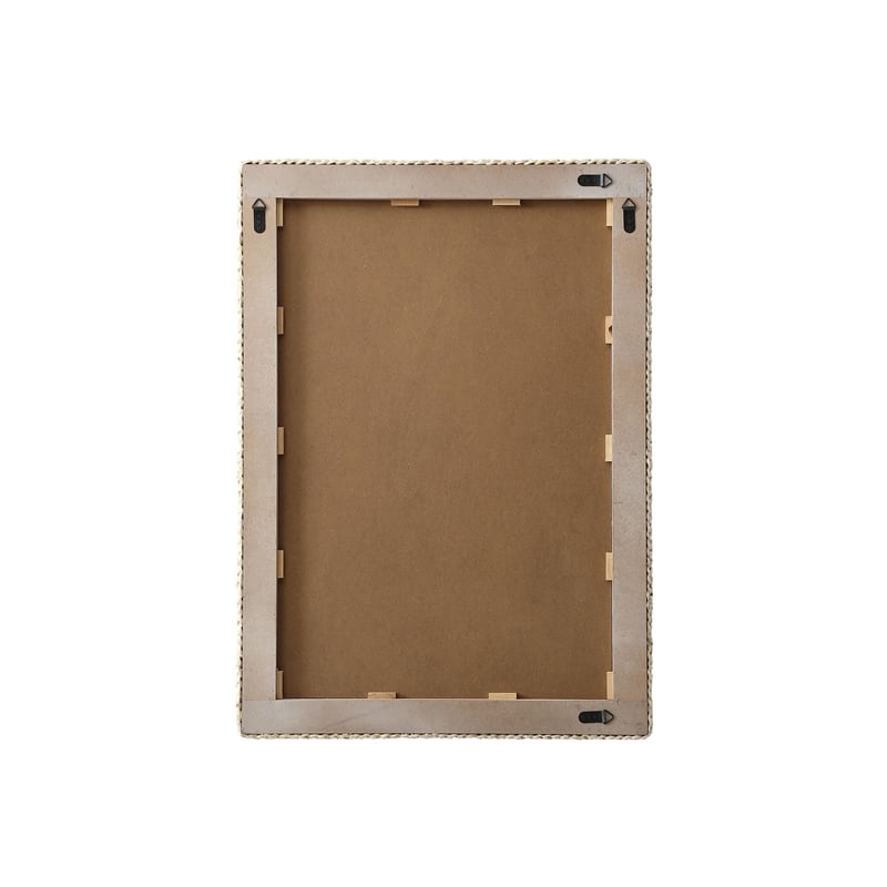 Elegant Decor Rectangle Cornhusk Mirror 30X42