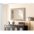 Elegant Decor Rectangle Cornhusk Mirror 30X42