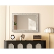 Elegant Decor Rectangle Cornhusk Mirror 30X42