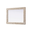 Elegant Decor Rectangle Cornhusk Mirror 30X42