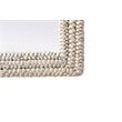 Elegant Decor Rectangle Cornhusk Mirror 30X42