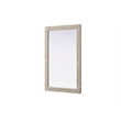 Elegant Decor Rectangle Cornhusk Mirror 35X55