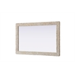 Elegant Decor Rectangle Cornhusk Mirror 35X55