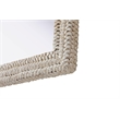 Elegant Decor Rectangle Cornhusk Mirror 35X55