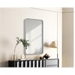 Elegant Decor Contour Metal Rectangle Mirror 22X36