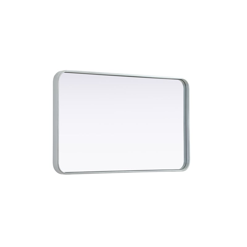 Elegant Decor Contour Metal Rectangle Mirror 22X36