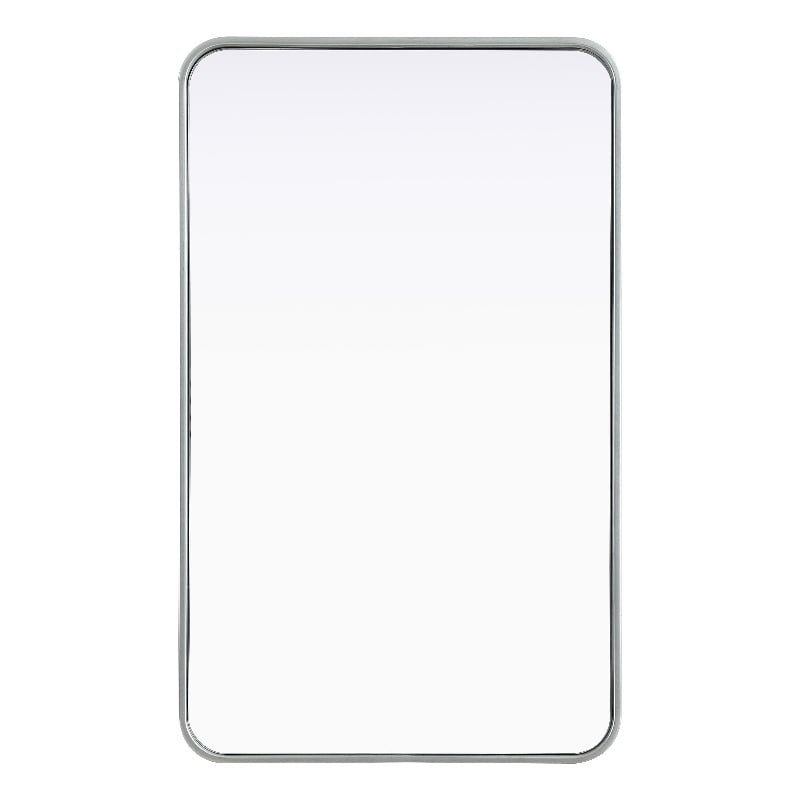 Elegant Decor Contour Metal Rectangle Mirror 22X36