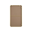 Elegant Decor Contour Metal Rectangle Mirror 22X40