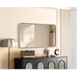 Elegant Decor Contour Metal Rectangle Mirror 22X40