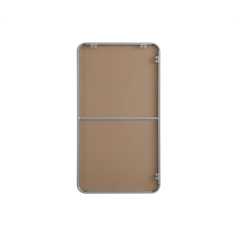 Elegant Decor Contour Metal Rectangle Mirror 22X40