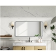 Elegant Decor Contour Metal Rectangle Mirror 22X40