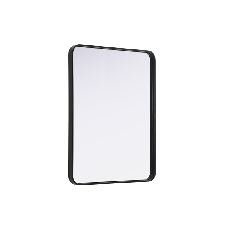 Elegant Decor Contour Metal Rectangle Mirror 24X32