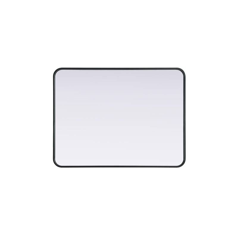 Elegant Decor Contour Metal Rectangle Mirror 24X32