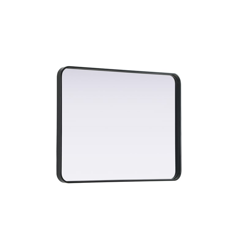 Elegant Decor Contour Metal Rectangle Mirror 24X32