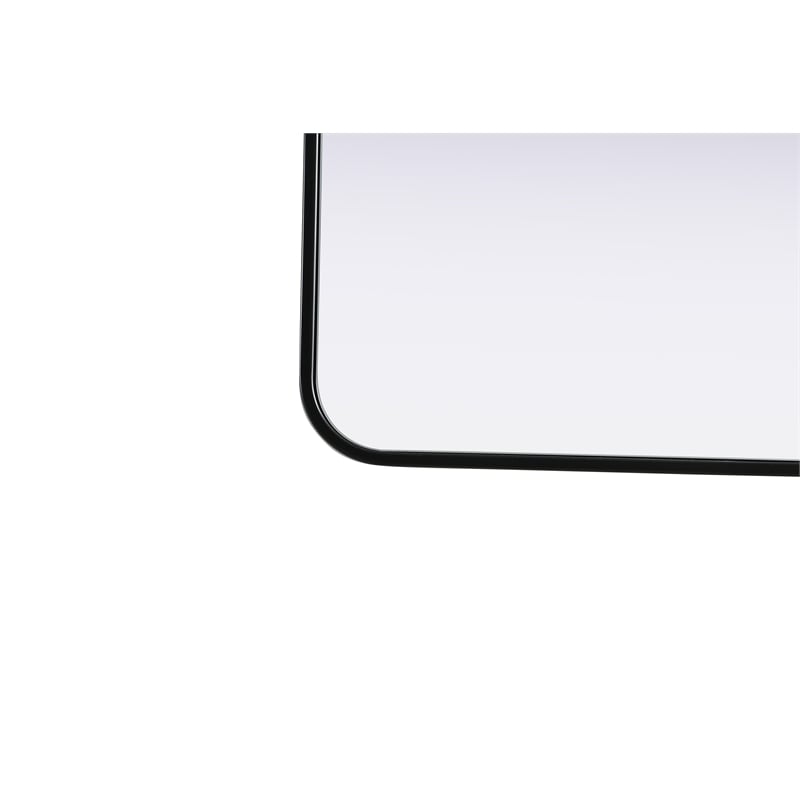 Elegant Decor Contour Metal Rectangle Mirror 24X32