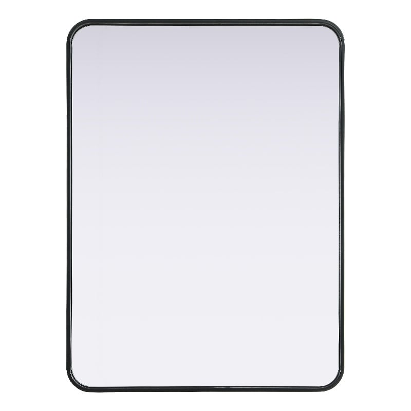 Elegant Decor Contour Metal Rectangle Mirror 24X32