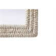 Elegant Decor Rectangle Cornhusk Mirror 36X36
