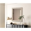 Elegant Decor Rectangle Cornhusk Mirror 36X42