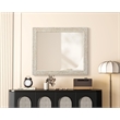 Elegant Decor Rectangle Cornhusk Mirror 36X42