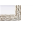 Elegant Decor Rectangle Cornhusk Mirror 36X42
