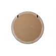 Elegant Decor Round Cornhusk Mirror 30X30
