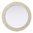 Elegant Decor Round Cornhusk Mirror 30X30