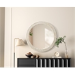 Elegant Decor Round Cornhusk Mirror 36X36