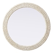 Elegant Decor Round Cornhusk Mirror 36X36