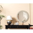 Elegant Decor Round Cornhusk Mirror 42X42