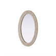 Elegant Decor Oval Cornhusk Mirror 24X36