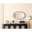 Elegant Decor Oval Cornhusk Mirror 24X36